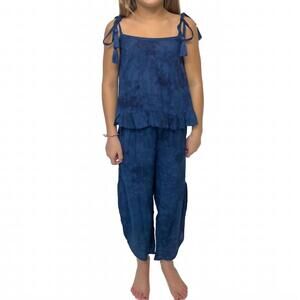 NEW KHUSH girls sky pants in hazy navy